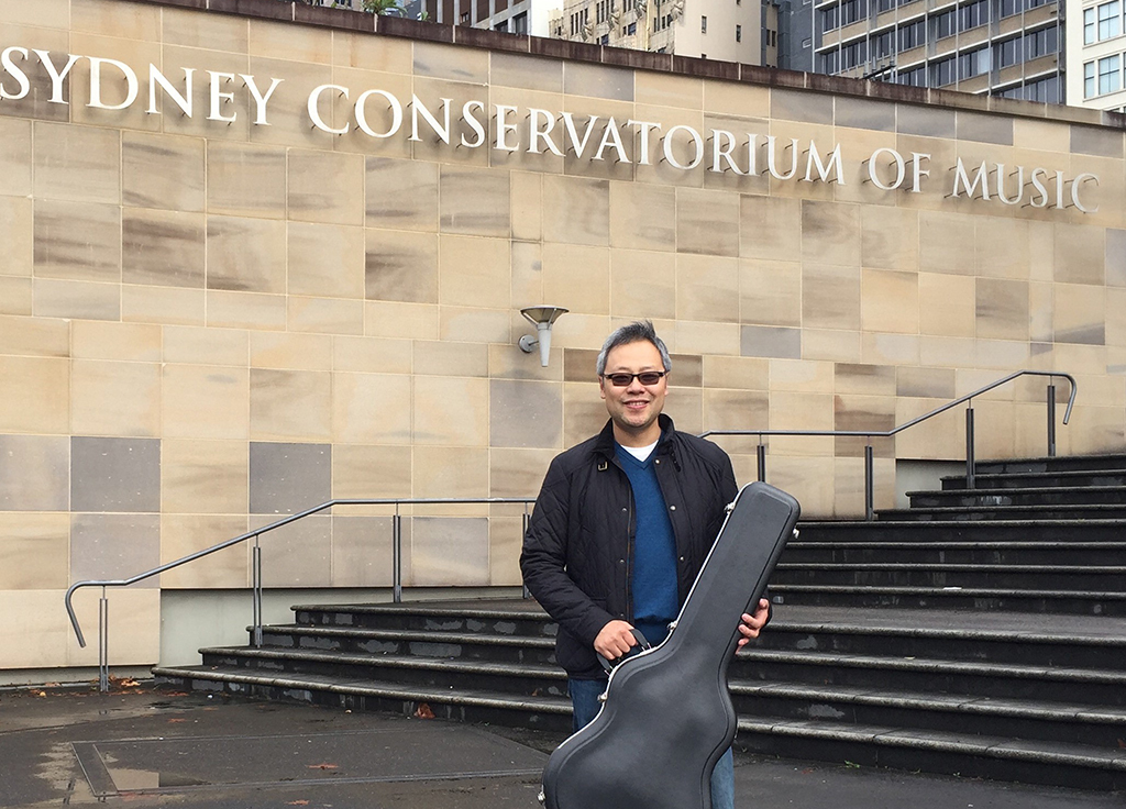 Peter Chun with Guitar
