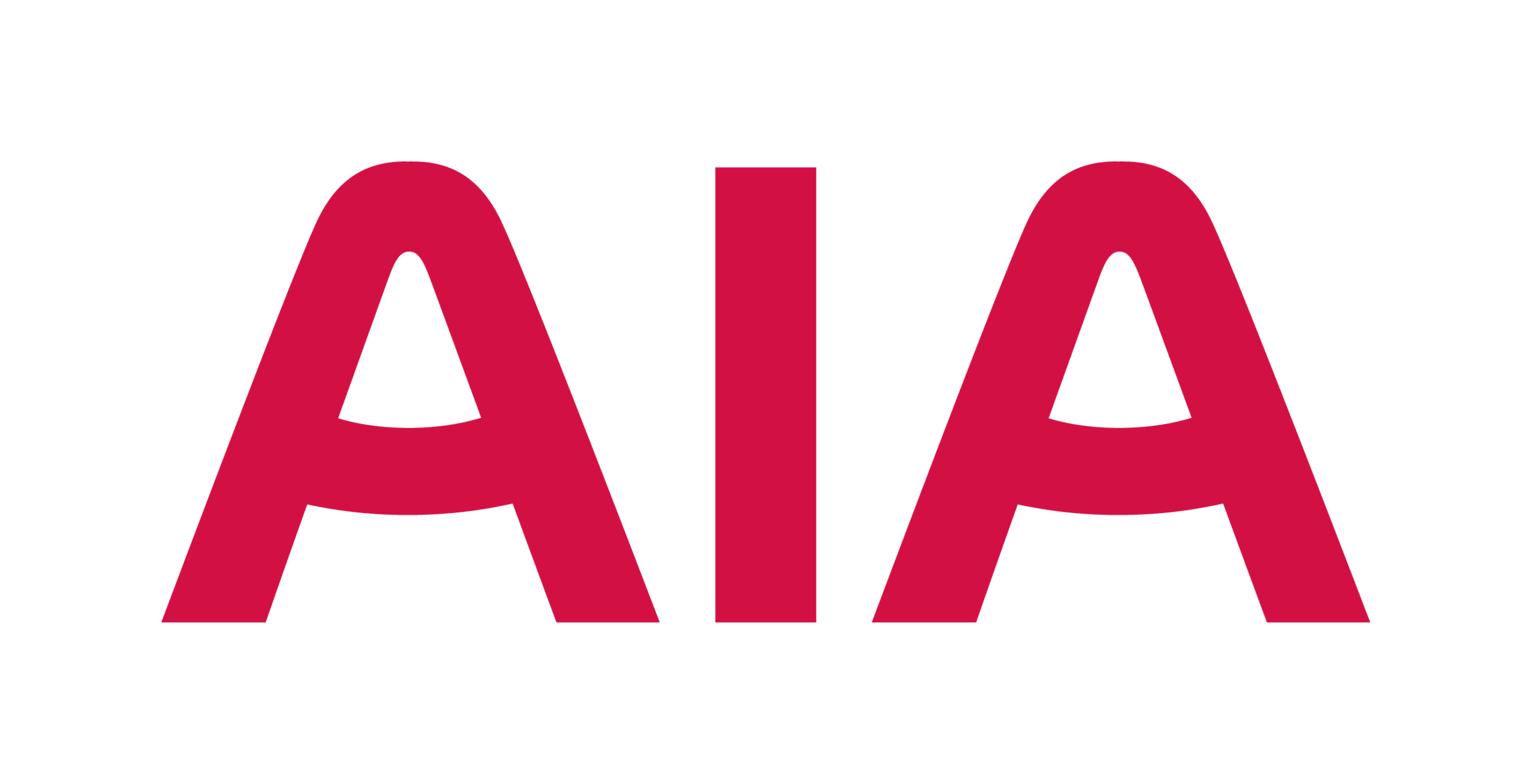AIA Wordmark logo - Red